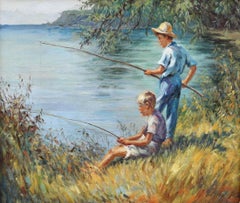 Two Boys Fishing