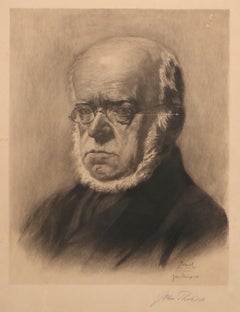 Adolph Menzel, Moderne Radierung von John Phillips