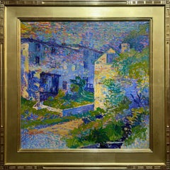 Impressionistische Regionallandschaft der Seidenmühlen in New Hope, Pennsylvania