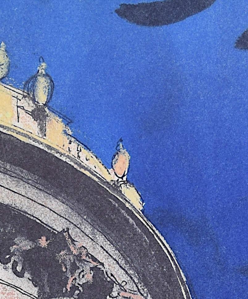 Radcliffe Camera, University of Oxford lithograph by John Piper - Abstract Painting by John Piper CH