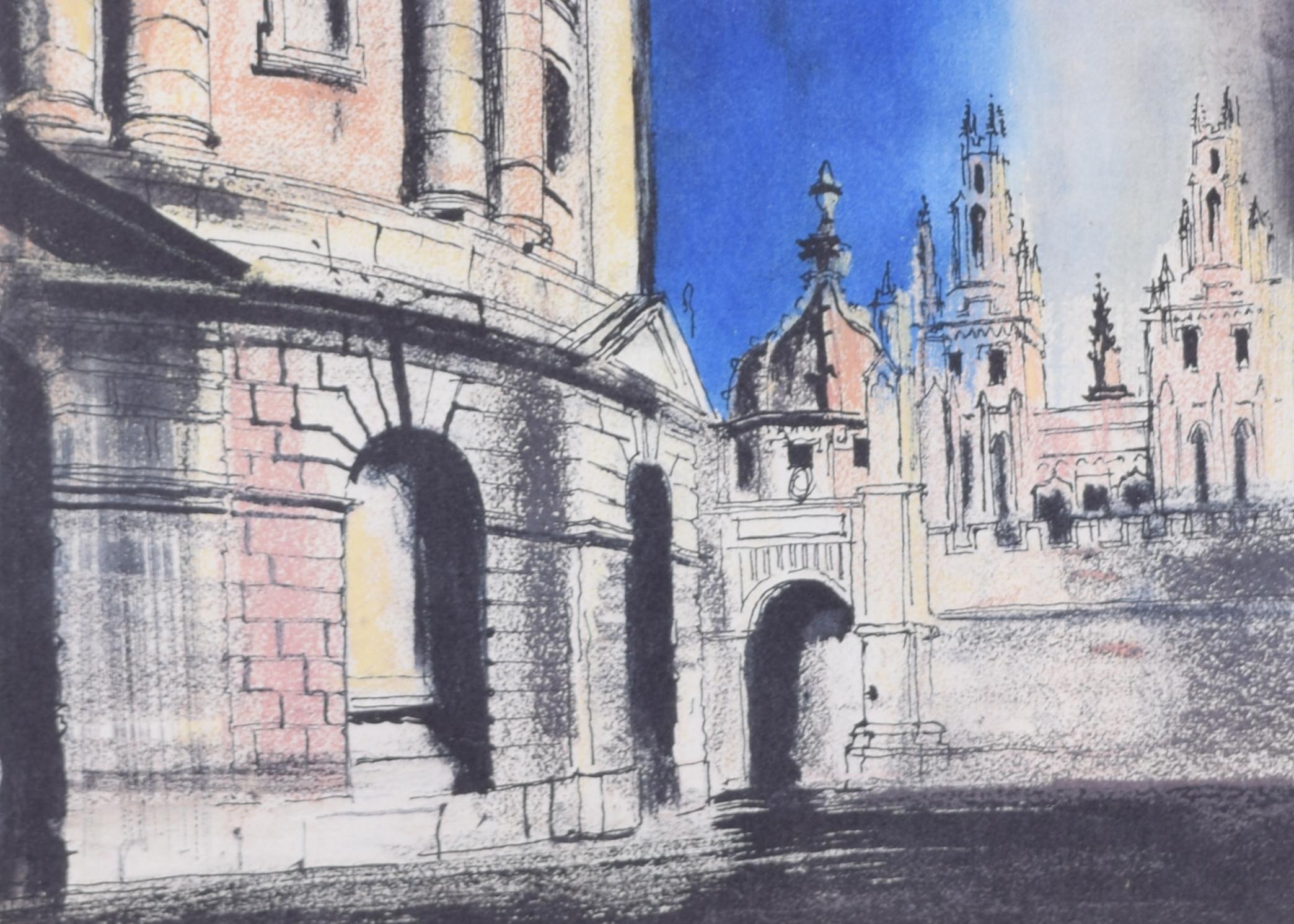 Radcliffe Camera, University of Oxford lithograph by John Piper For Sale 1