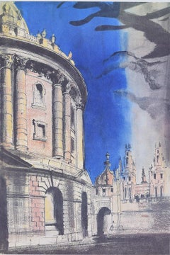 Radcliffe Camera, University of Oxford lithograph by John Piper