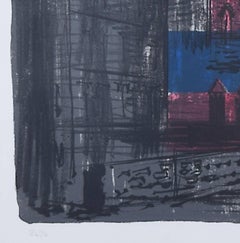John Piper: St James the Less, Westminster screenprint Modern British Art