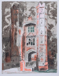 Oxburgh Hall lithograph by John Piper Modern British Art