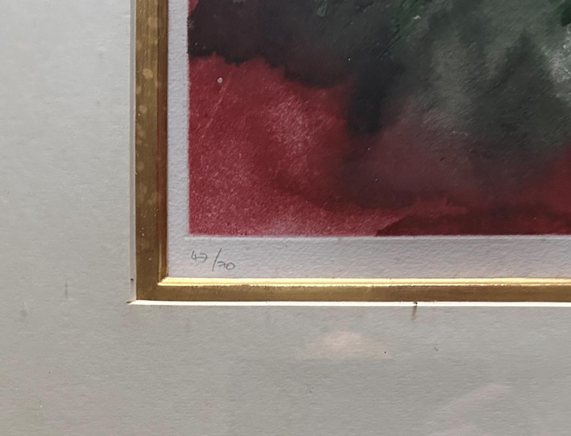 John Piper Aguafuerte al aguatinta - Flores de finales de verano - Firmado y nº 47/70 Grabado en venta