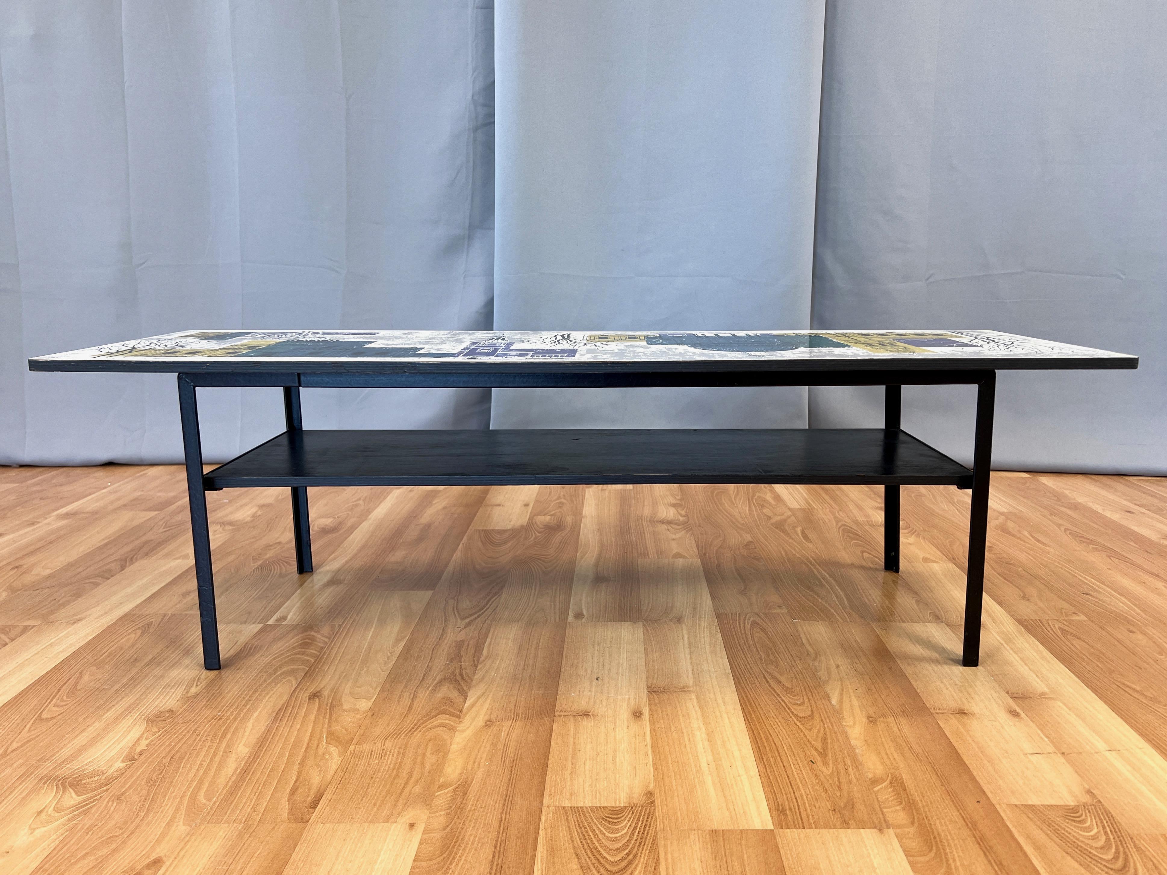 John Piper London Skyline Coffee Table by Myer for Conran and Heal’s, c. 1960 For Sale 7
