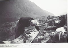 John Piper, Rock-Face, Modern British, Oil on Panel, 20th Century, Abstract