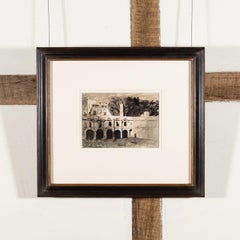 Kirby Hall, Northamptonshire, Gouache with Ink and Wash Painting, 1940-42 circa