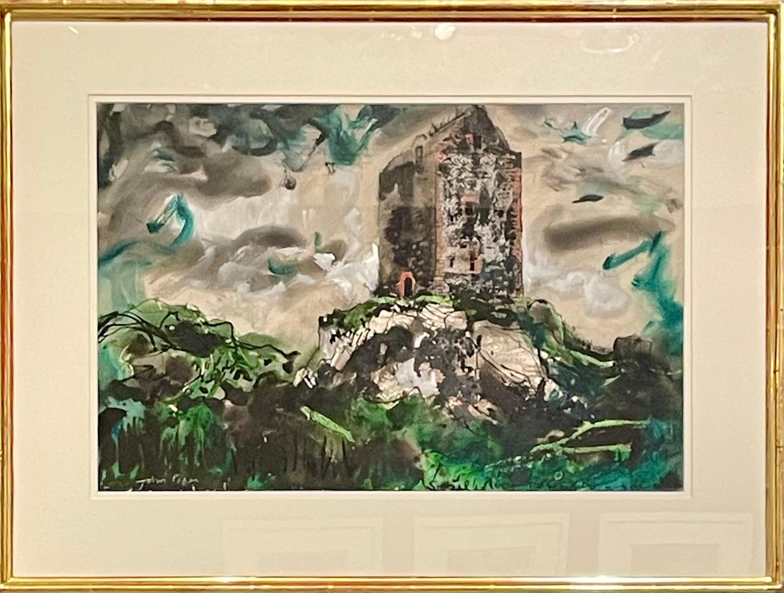 Smailholm Tower - Painting by John Piper