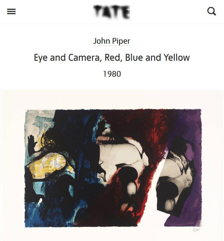 Eye and Camera, Red, Blue and Yellow For Sale 4