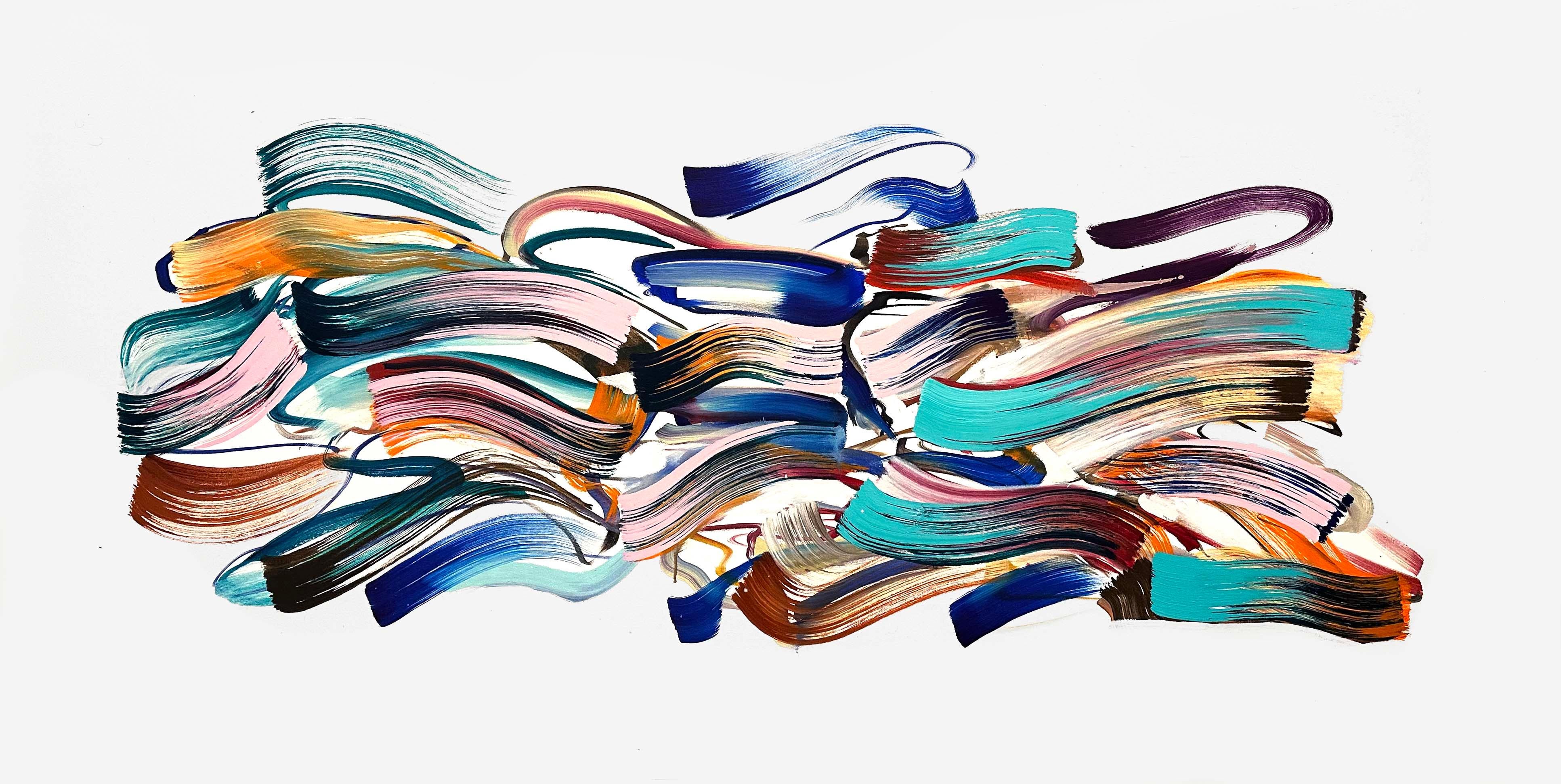 Abstract Painting di John Platt - Laghetto delle ninfee