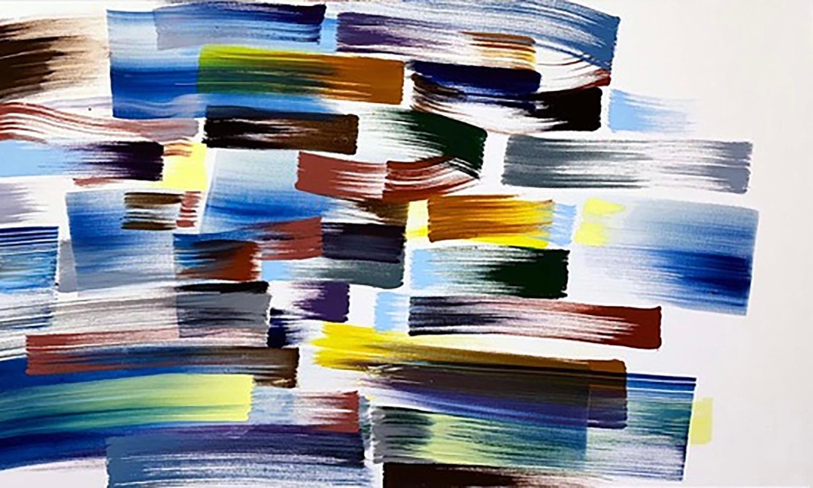 Metropolitana - Painting Astratto di John Platt