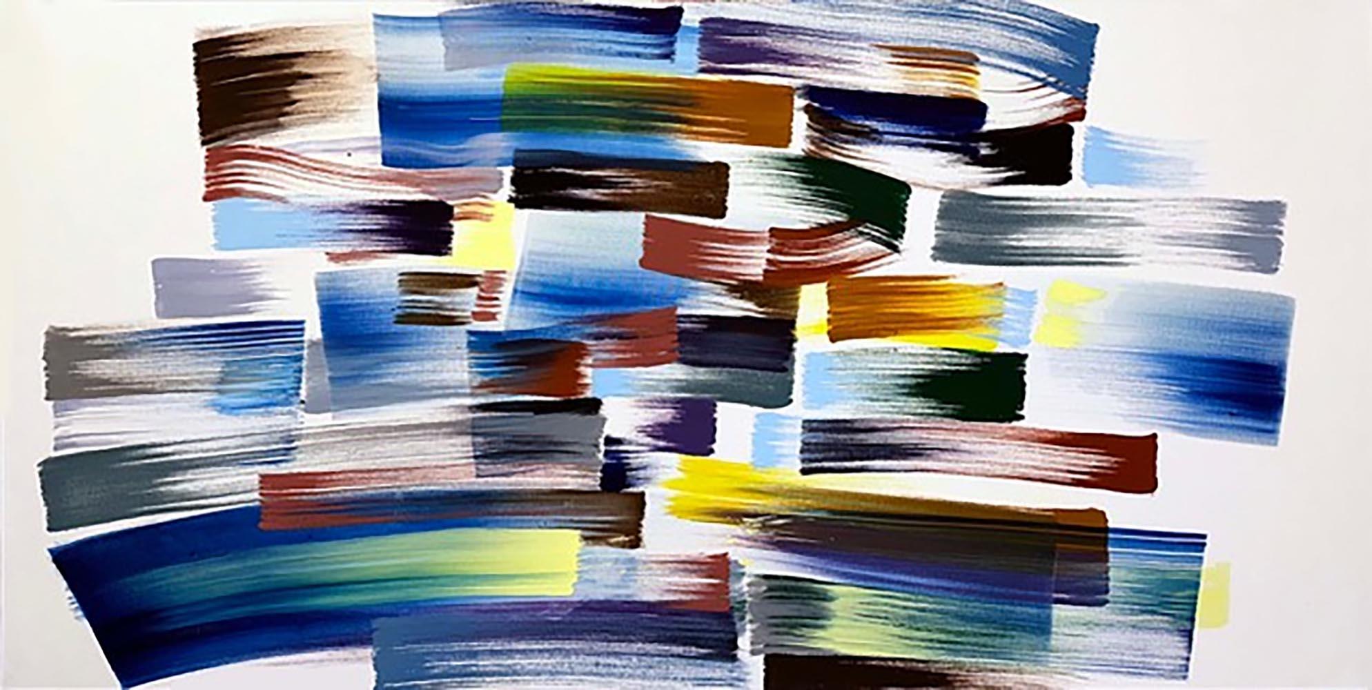 Abstract Painting di John Platt - Metropolitana