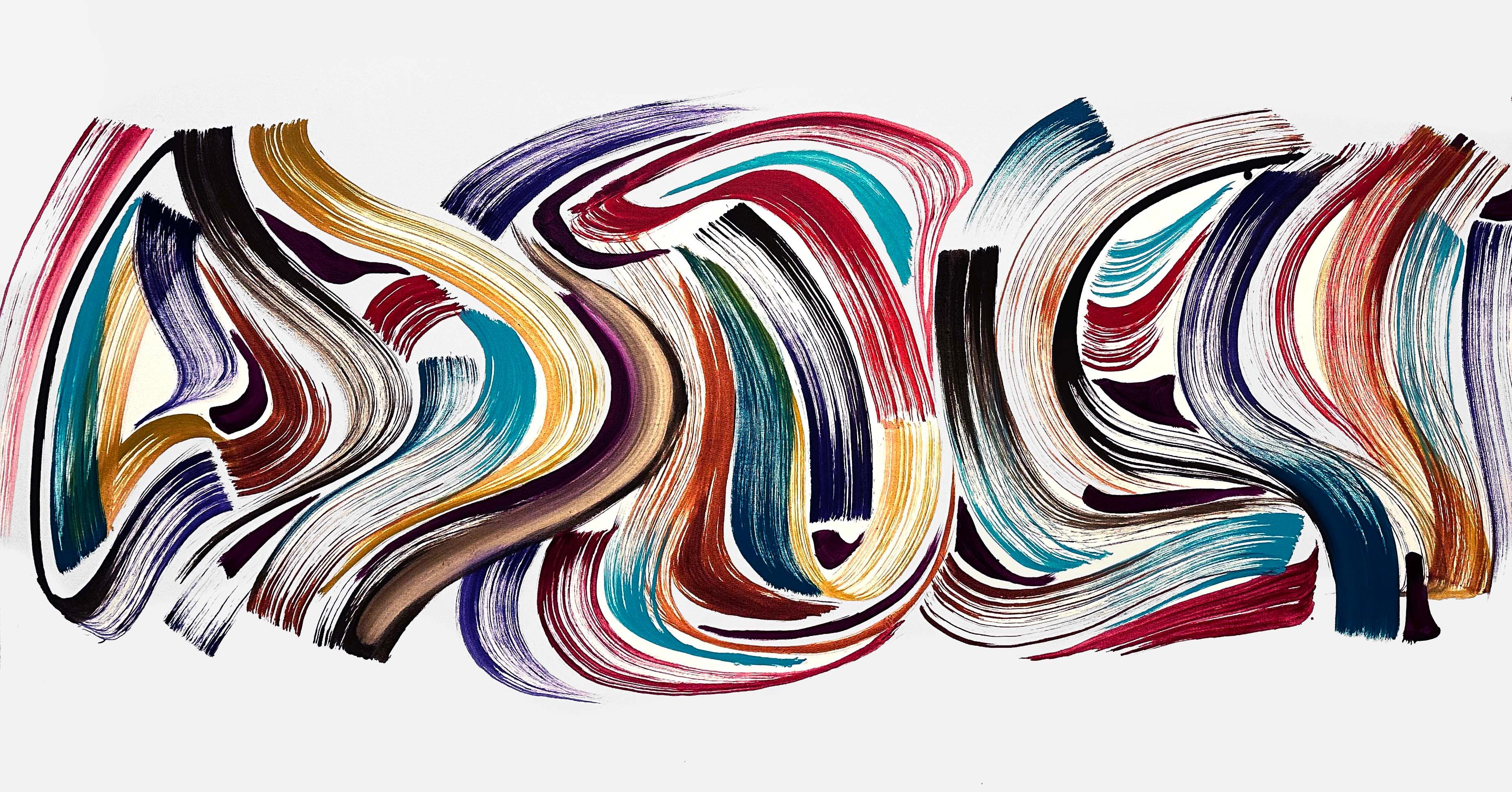 Abstract Painting di John Platt - Serenata 2