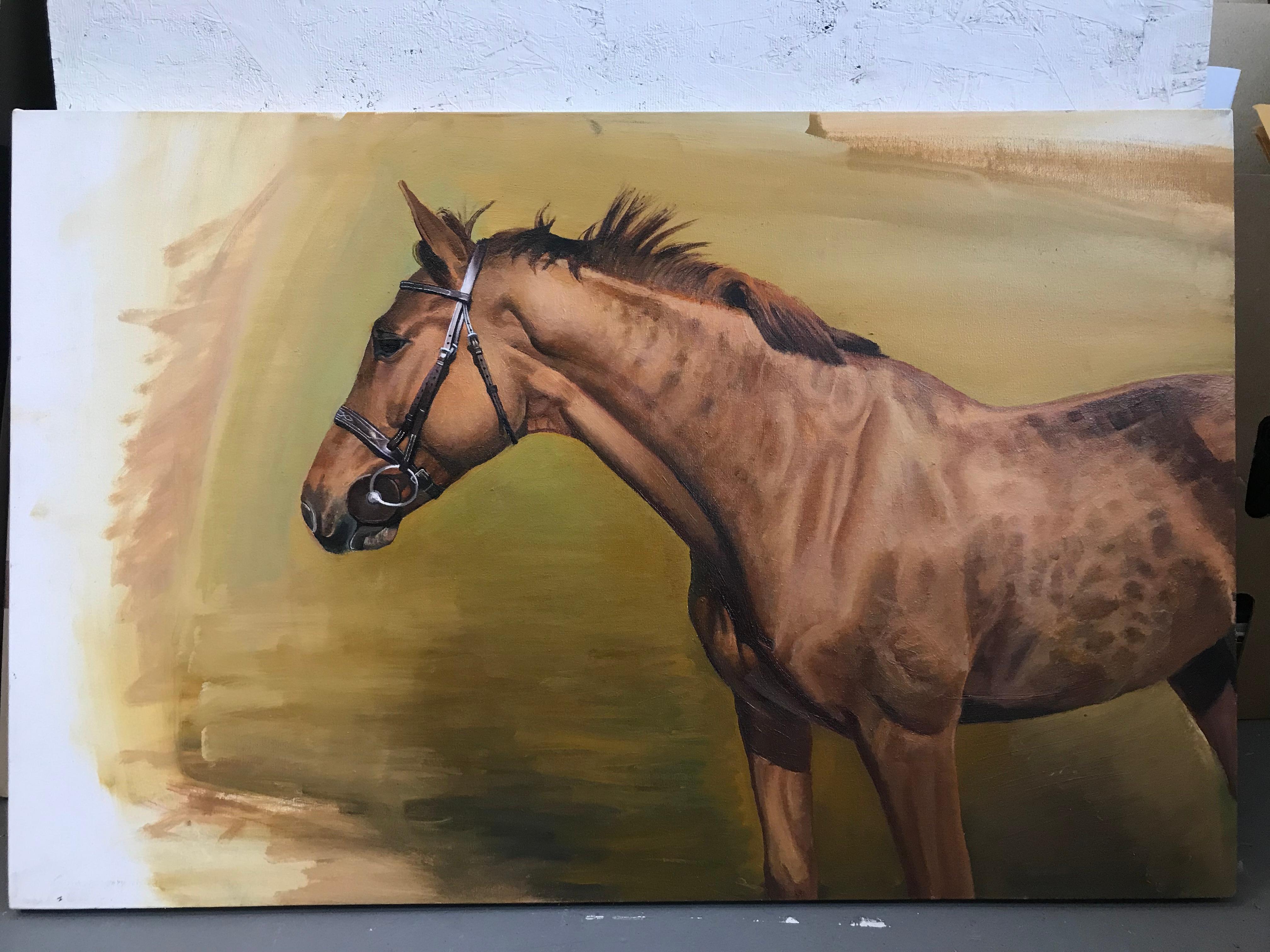 shannons horse - Painting by John Platt