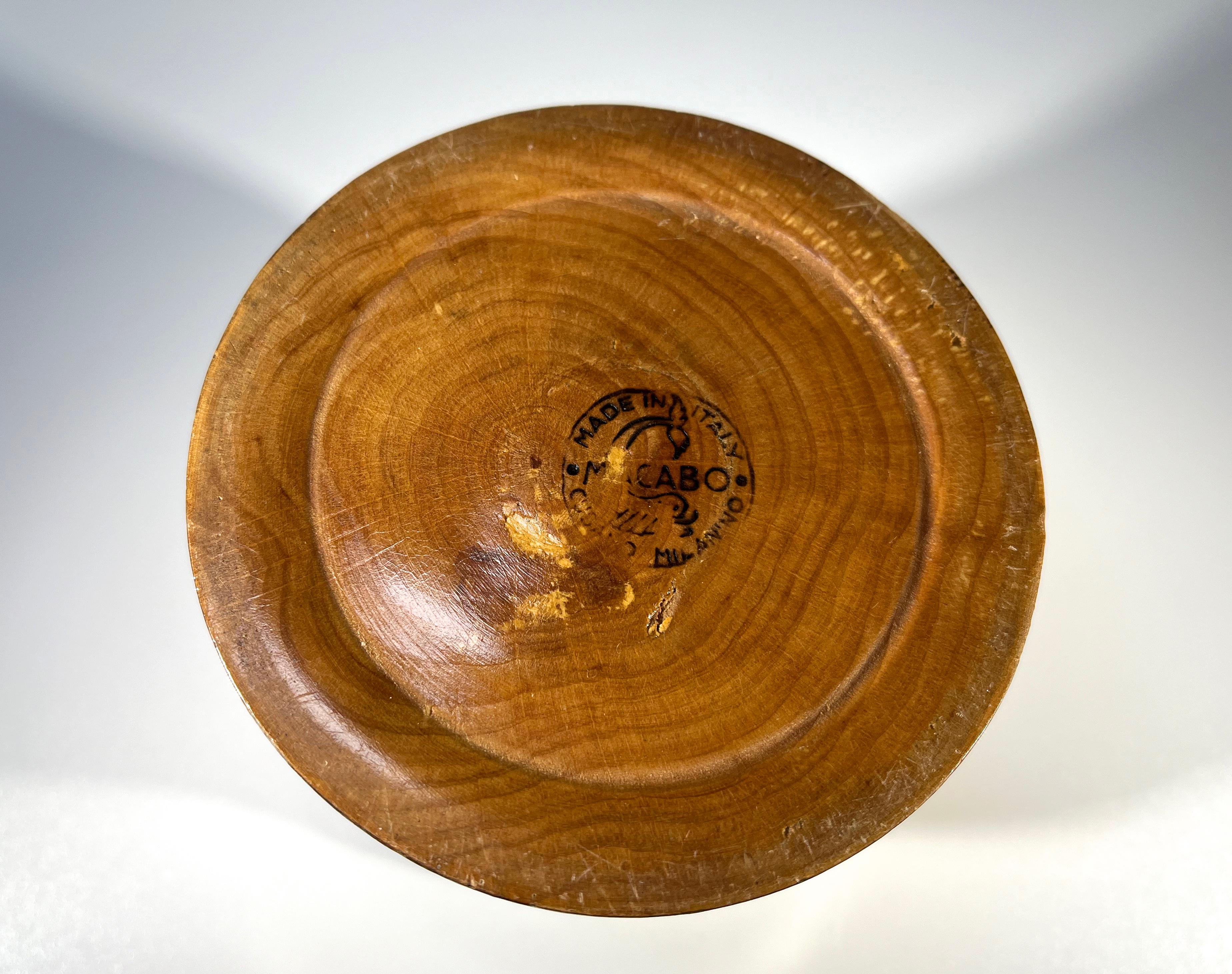 Vaso per tabacco John Player Treen Humidor di Macabo, Milano, Italia, circa anni '50 in vendita 5