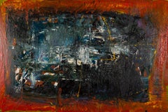 Untitled Abstract, Oil on Board Painting by John Plumb, 1956/57