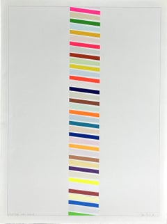 Scala di colore Una serigrafia firmata in edizione limitata del 1971