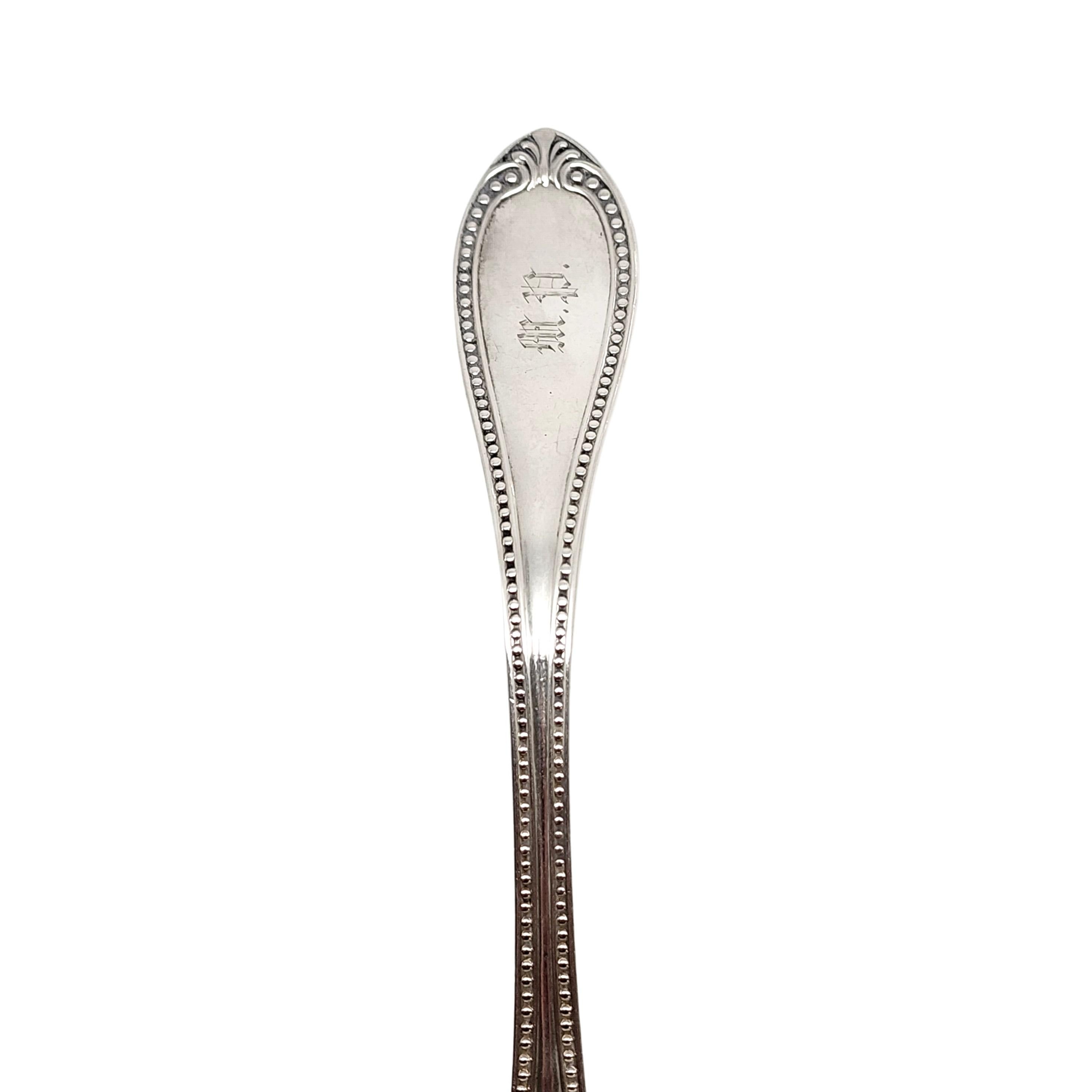 Women's or Men's John Polhamus for Tiffany & Co Sterling Silver Bead Ladle with Monogram For Sale