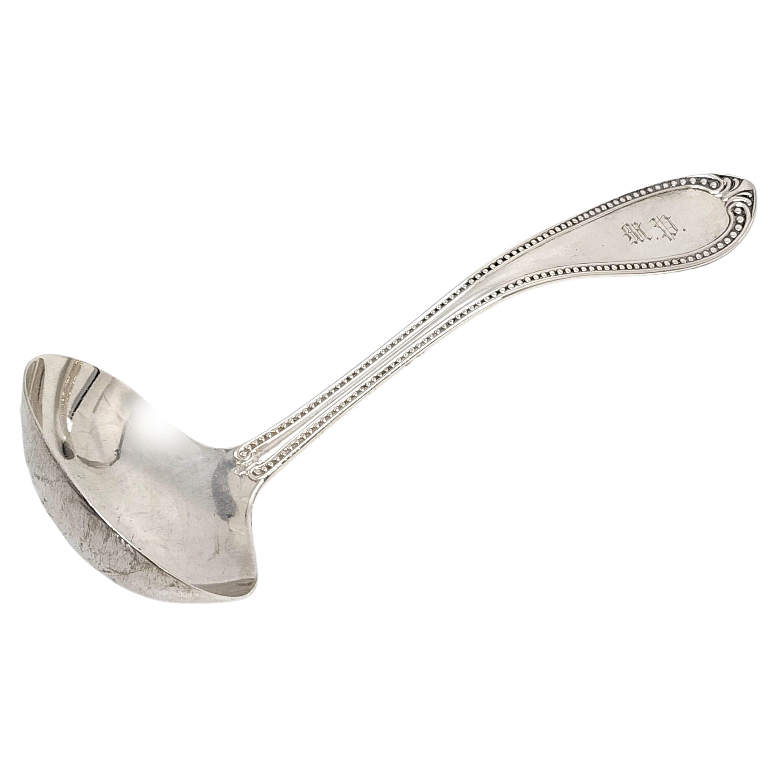 John Polhamus for Tiffany & Co Sterling Silver Bead Ladle with Monogram For Sale