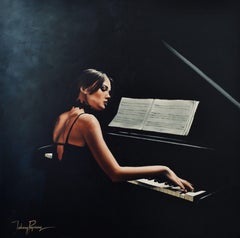 A haunting melody, Painting, Oil on Canvas