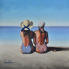 The Beach, Painting, Oil on Canvas