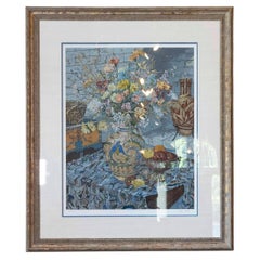 Serigrafia in edizione limitata di John Powell, Natura morta francese, fine del XX secolo