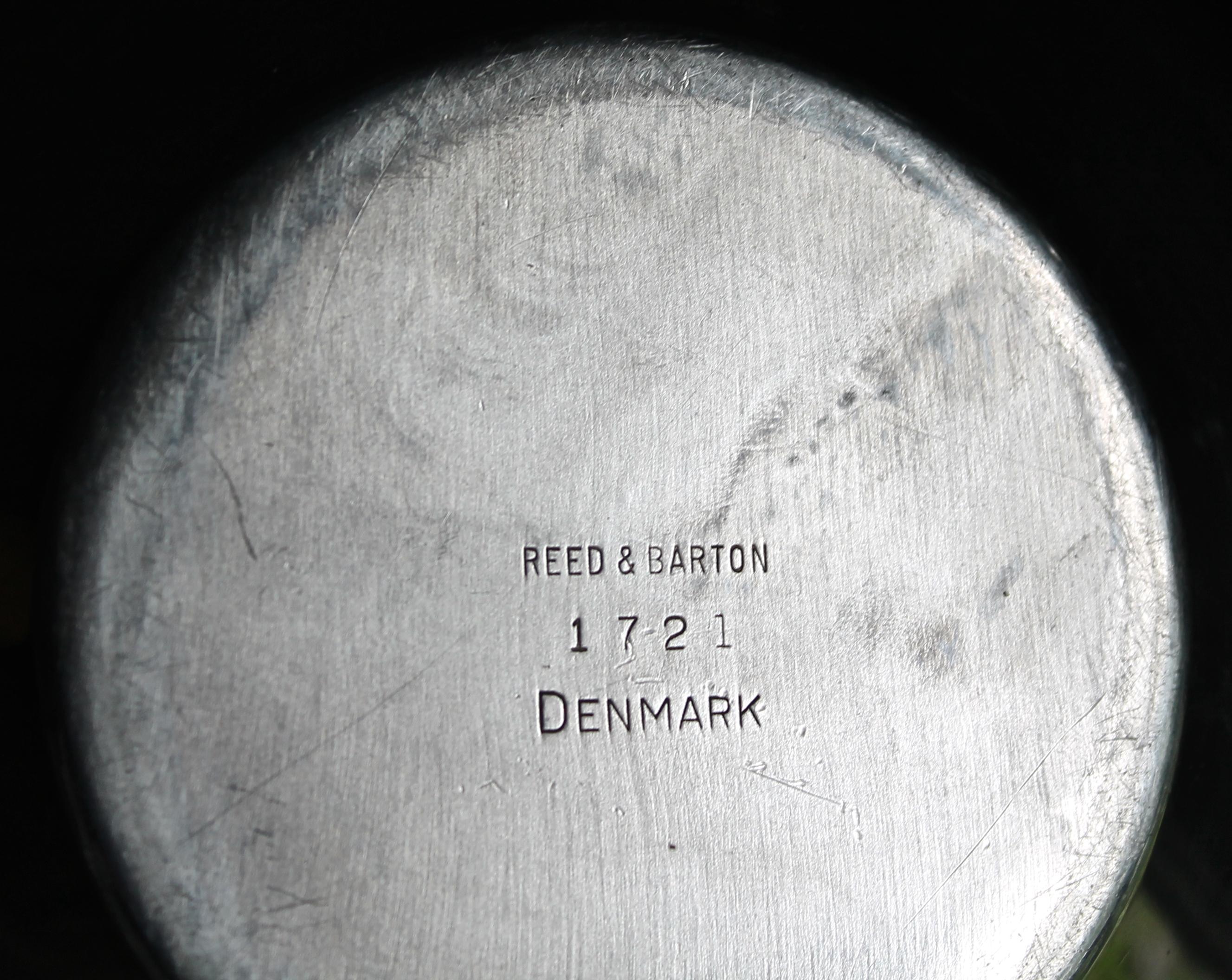 John Prip Designed Reed & Barton 'Denmark' Silver Plate Tea Pot For Sale 2