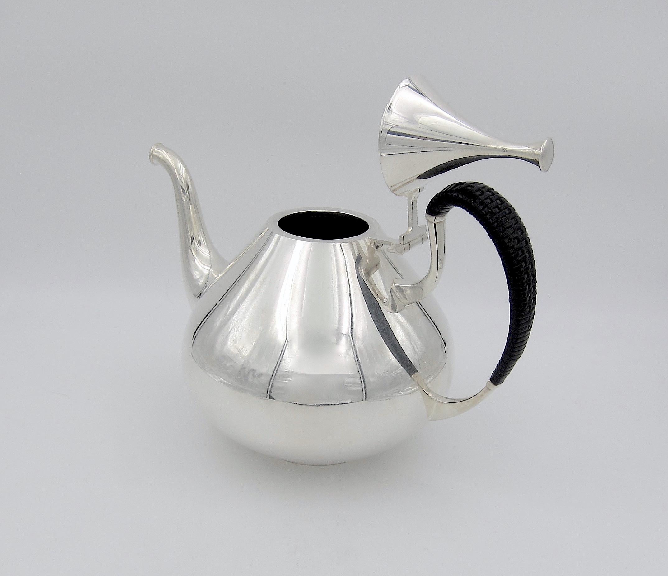 American John Prip Midcentury Dimension Coffee Pot for Reed & Barton