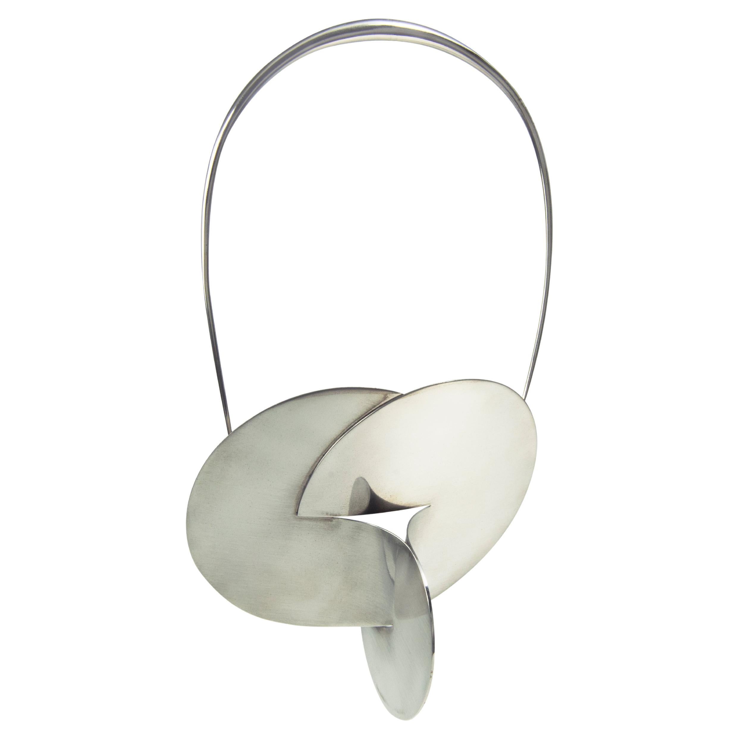 John Prip Sterling Silver Necklace, c. 1958 en vente