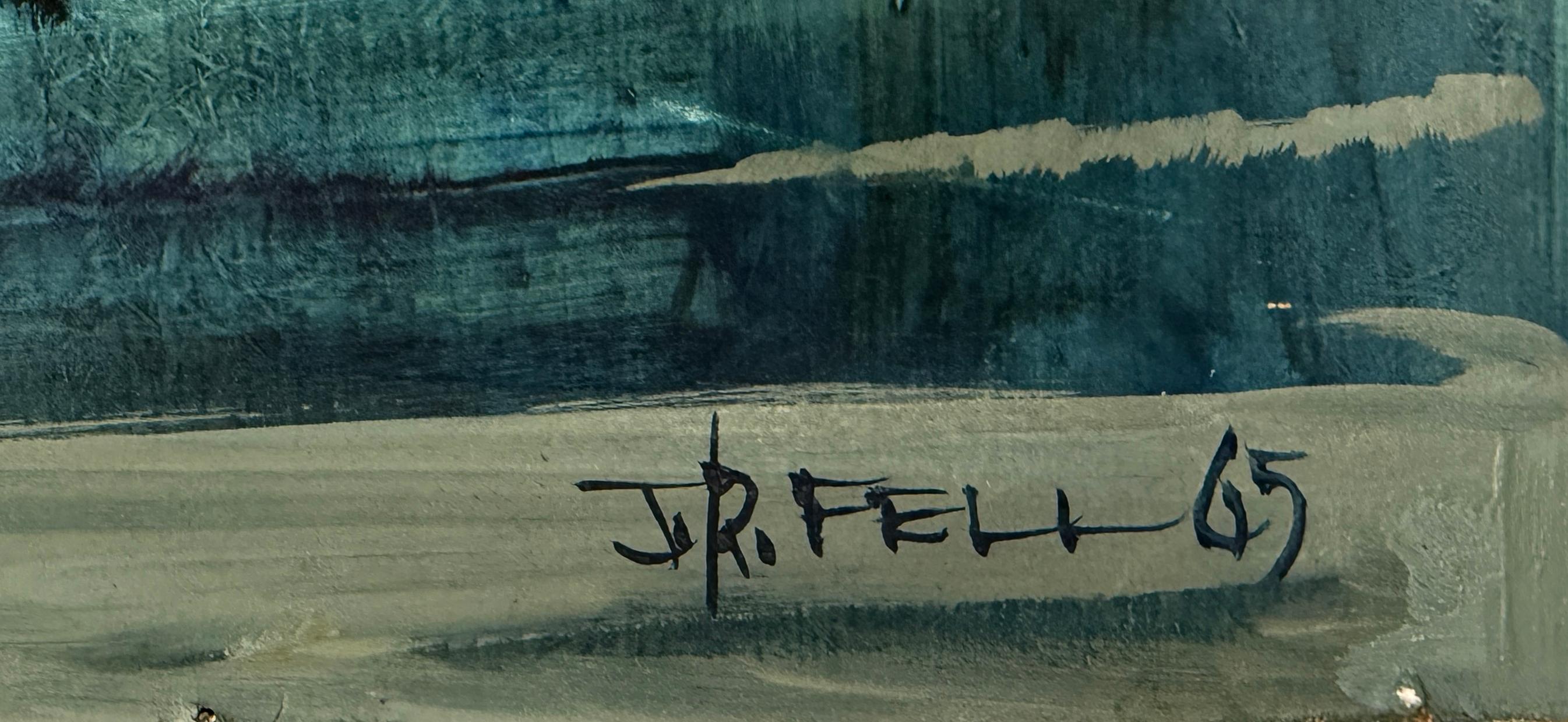 Ouragan dans l'après-midi Huile originale en vente 1