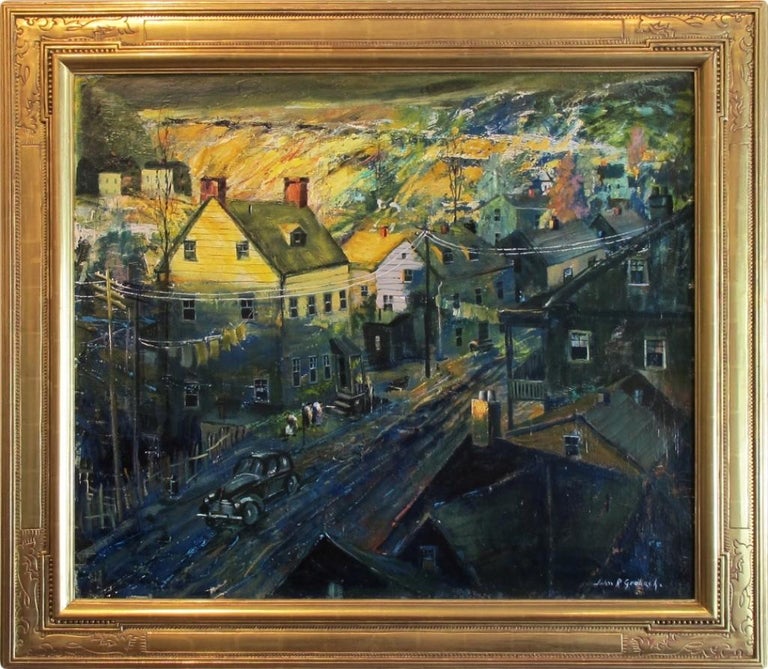 John R. Grabach - “Evening in Newark” For Sale at 1stDibs