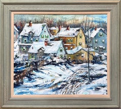 "February Snow (Newark Neighborhood)" John R. Grabach, Snowy Scence, Ashcan