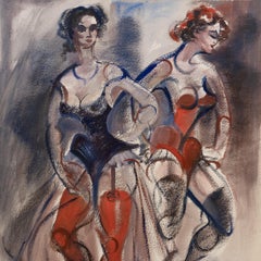 «Bailarinas de burlesque», Cabaret, Pratt Institute, Nueva York, Segunda Guerra Mundial