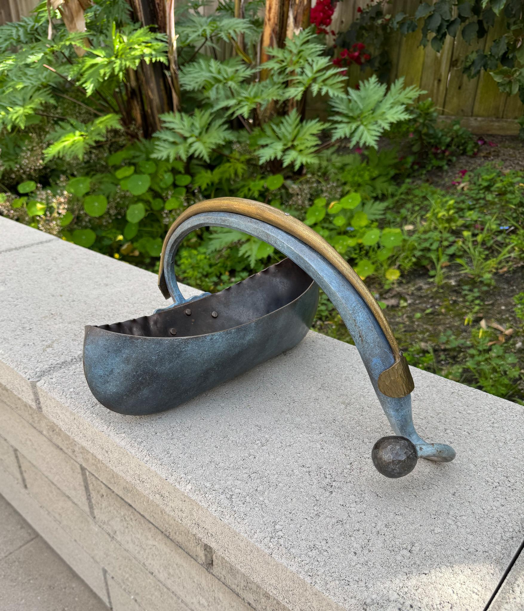 John Rais Blacksmith Mixed Metal Sculpture, United States, 2005 For Sale 2