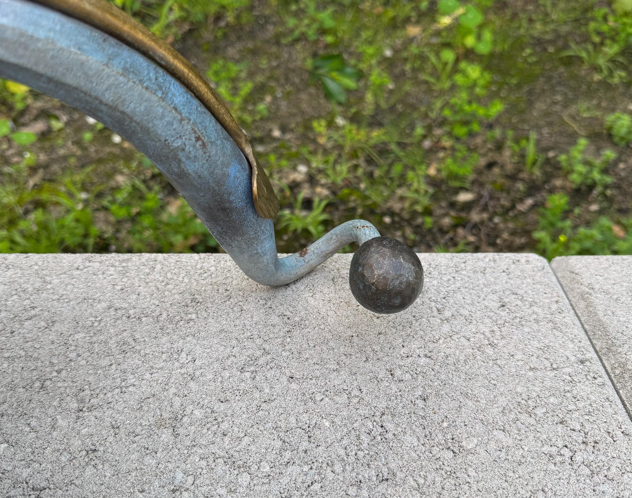 John Rais Blacksmith Mixed Metal Sculpture, United States, 2005 For Sale 4