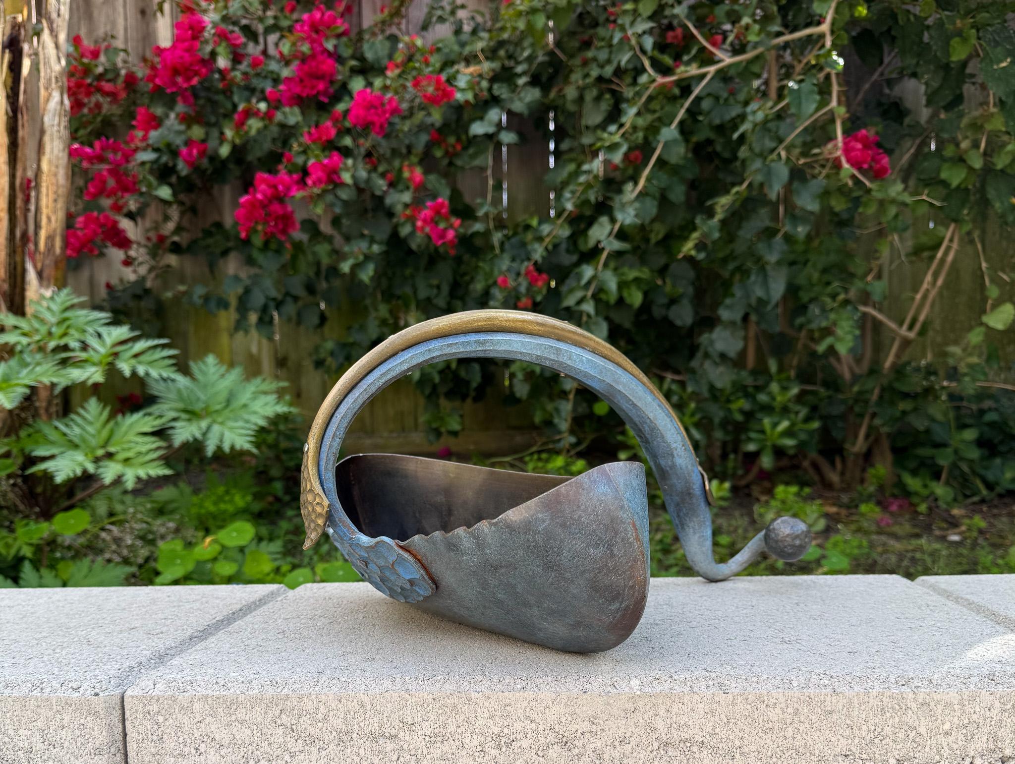 John Rais Designer & Blacksmith Mixed Metal Sculpture, United States, 2005.  This piece is signed. 