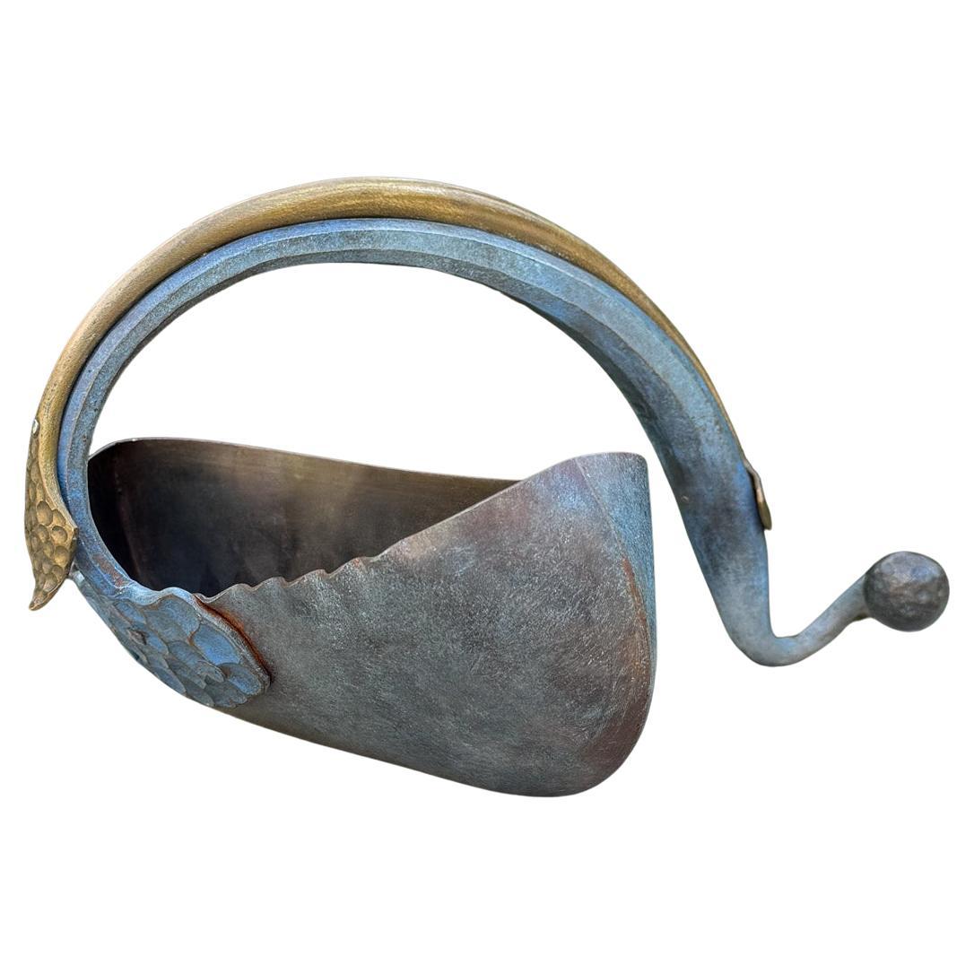 John Rais Blacksmith Mixed Metal Sculpture, United States, 2005 For Sale