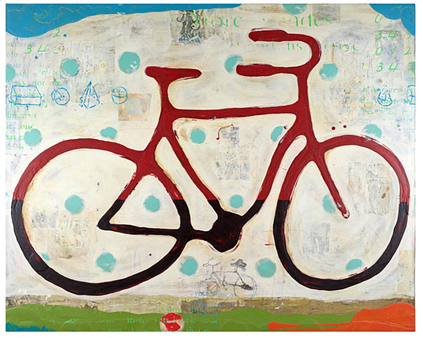Bike to Sleep - Mixed Media Art by John Randall Nelson