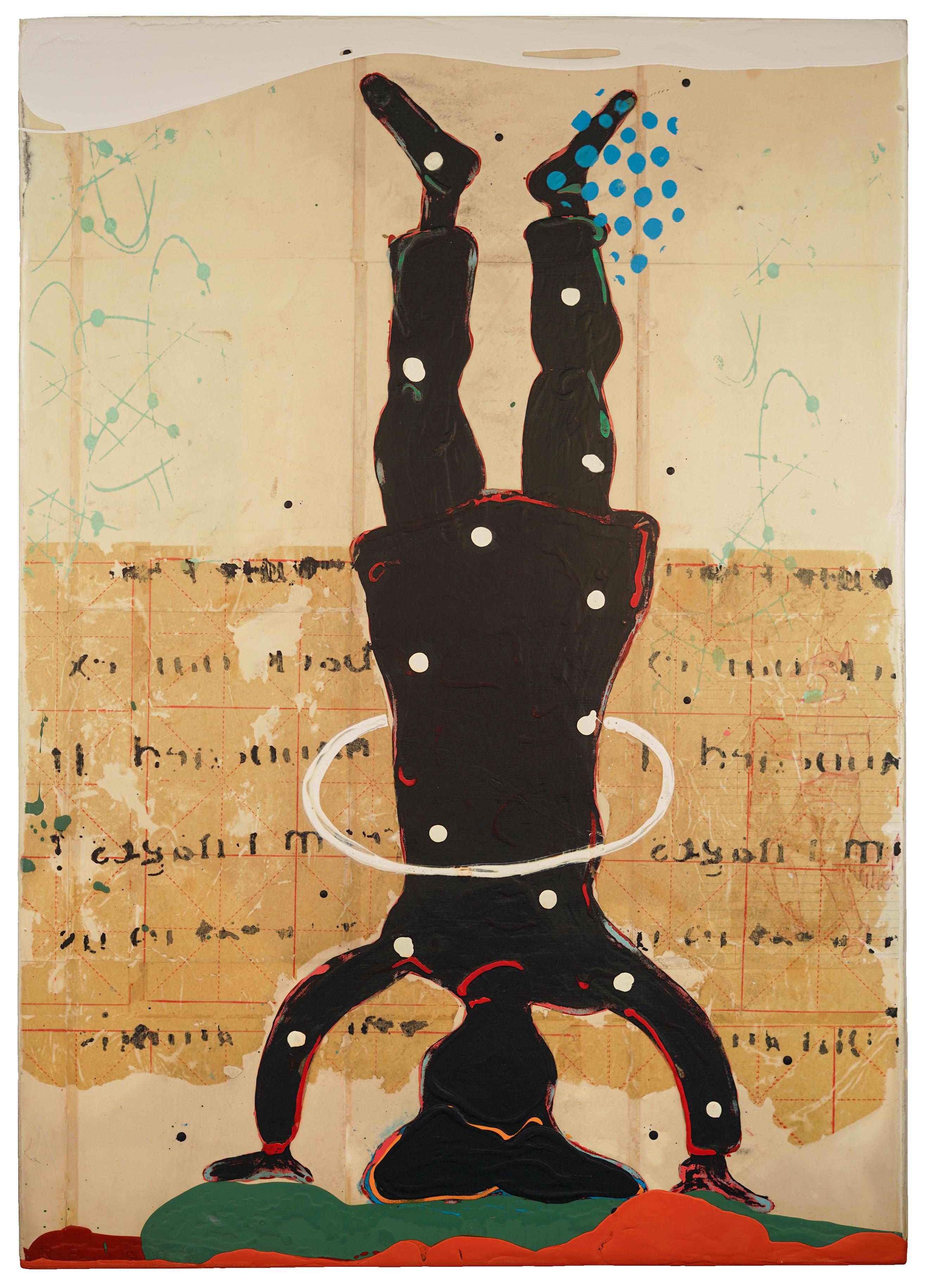 Abstract Painting di John Randall Nelson - Alla deriva con i fedeli