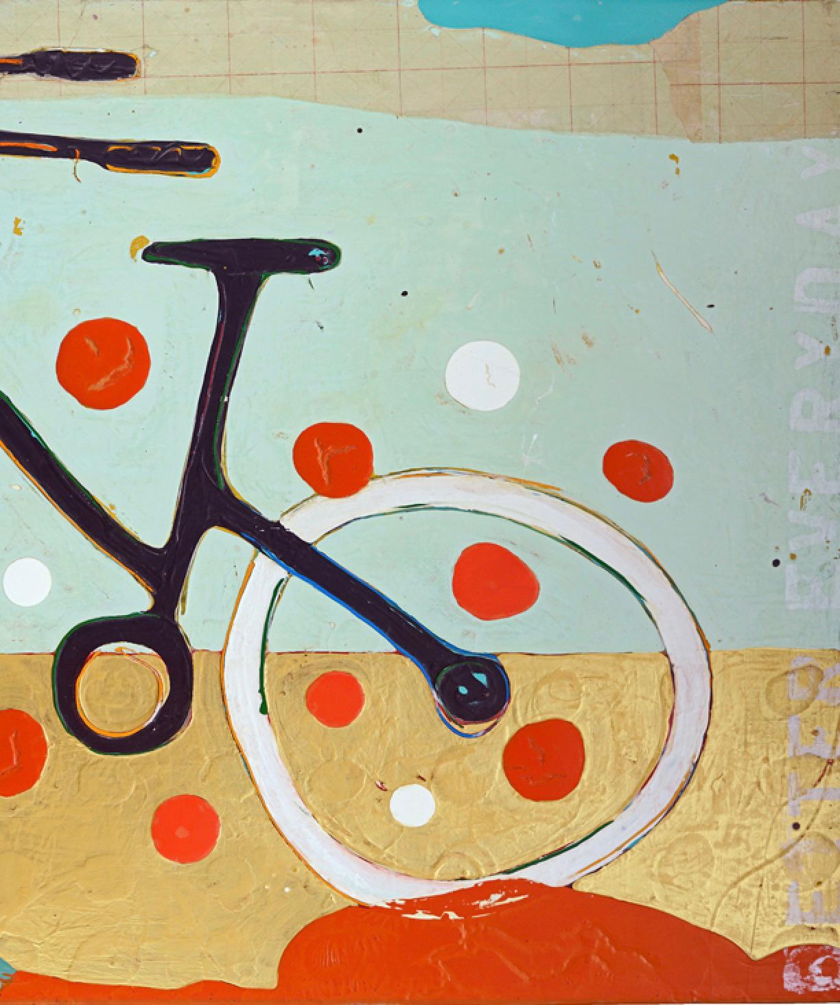 Sempre pronto - Figurative Painting Beige di John Randall Nelson