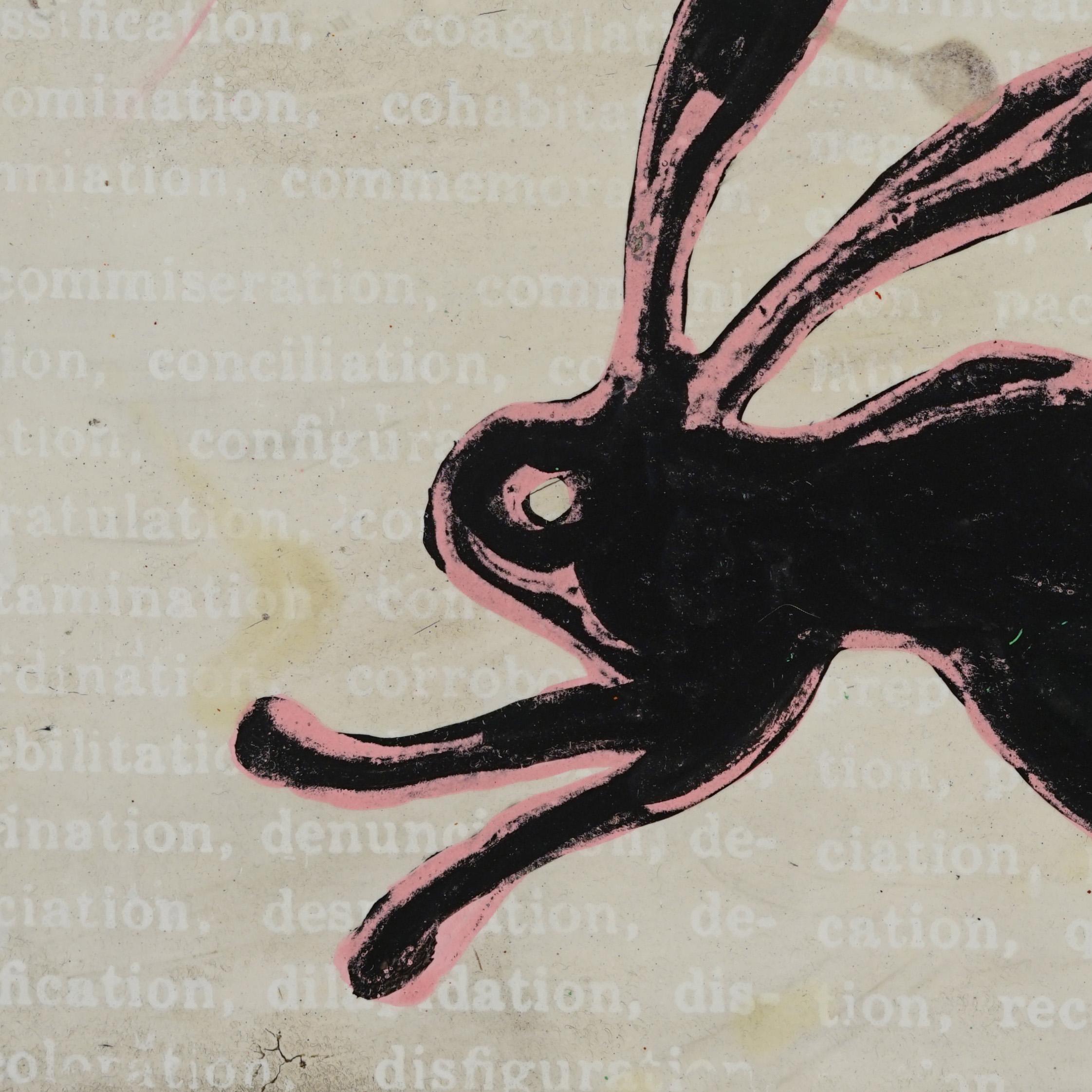 I dipinti di John Randall Nelson sono stratificati con il suo linguaggio personale fatto di schemi, simboli e archetipi che possono non avere un senso letterale ma che giocano con le associazioni del subconscio. I suoi dipinti sono densi di pittura,