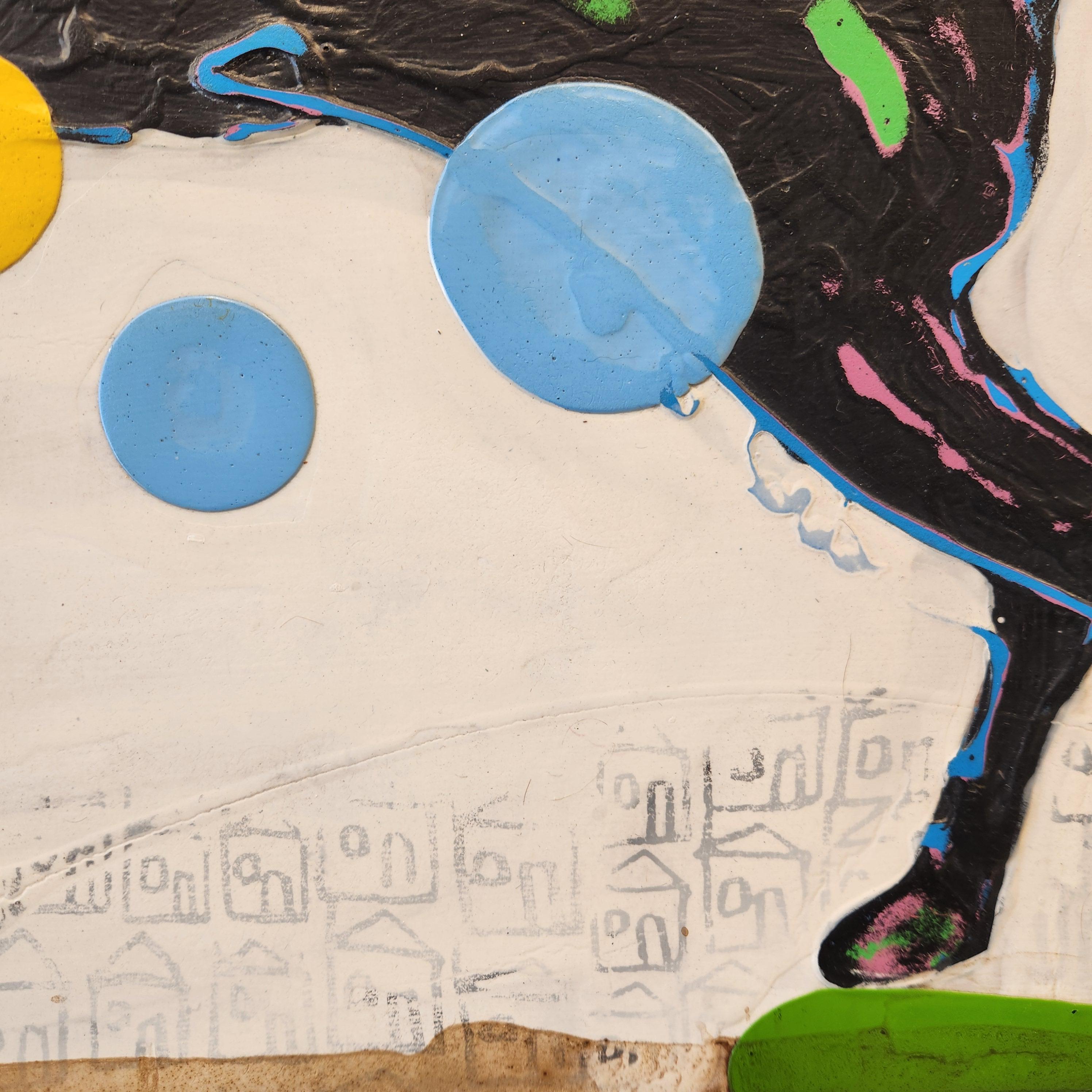 I+I sogno di te - Abstract Painting Beige di John Randall Nelson