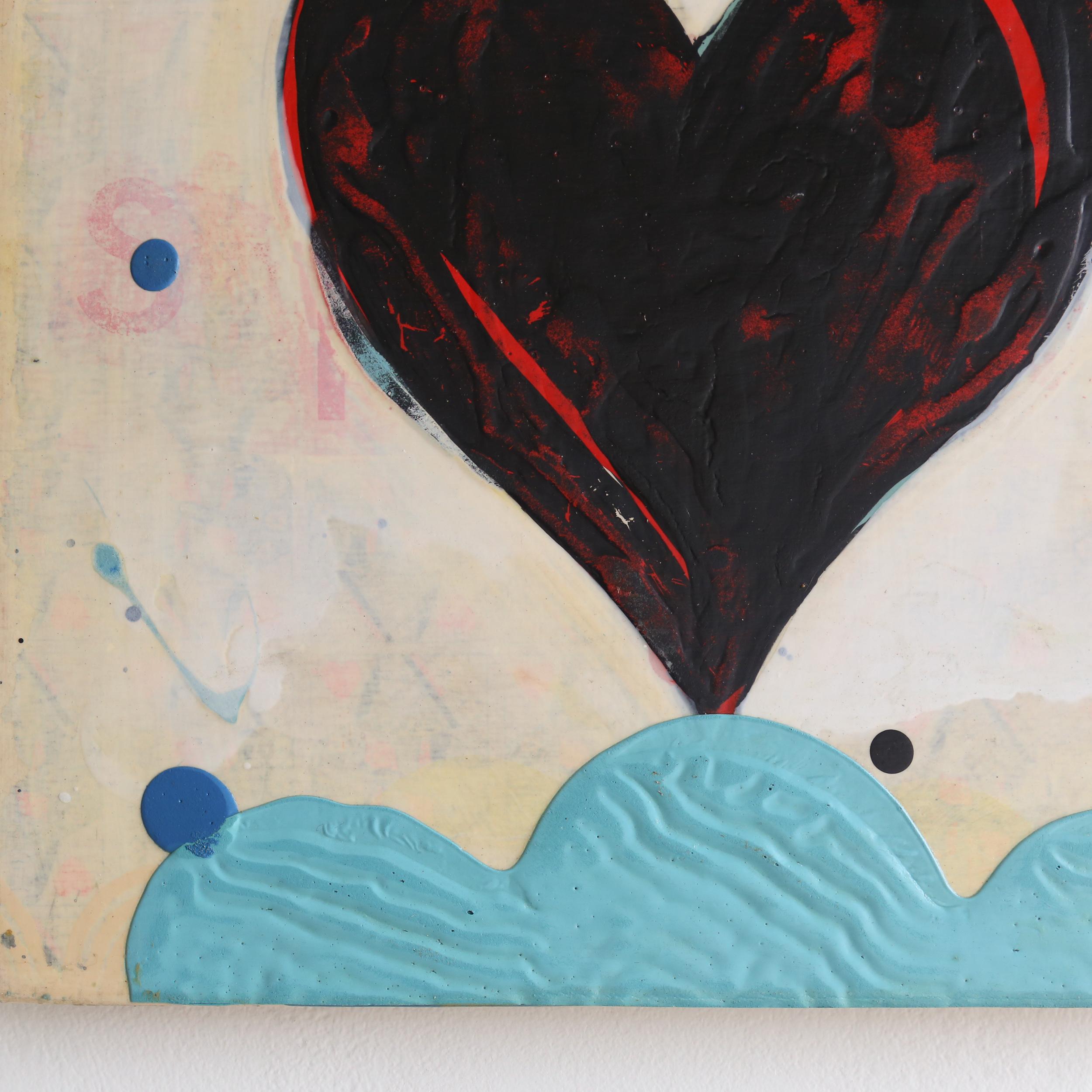 Regina di cuori - Painting Astratto di John Randall Nelson