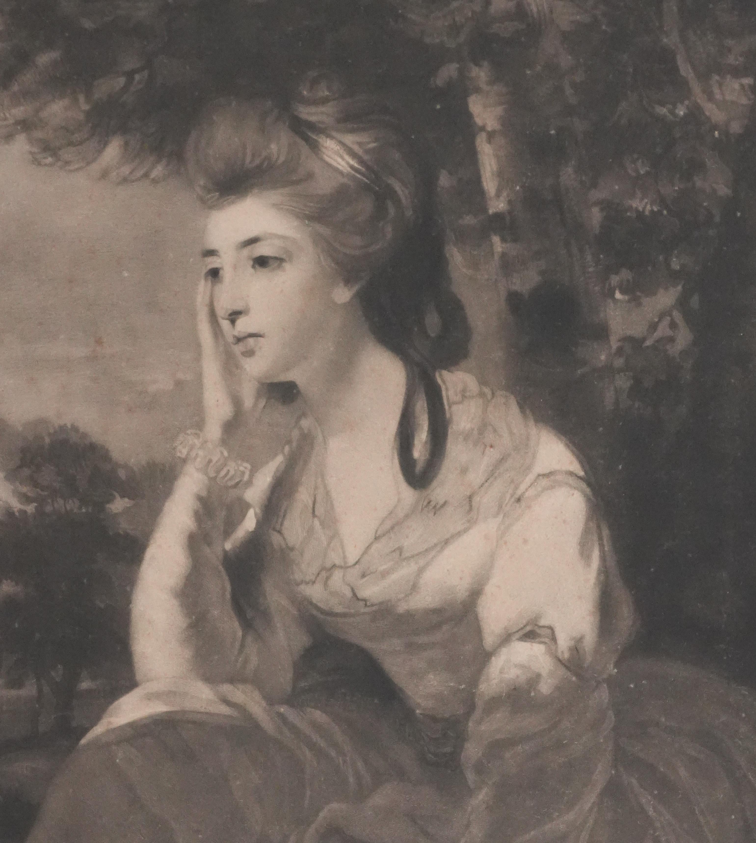 John Raphael SMITH (1752-1812)
Lady Stanhope

Original etching after a painting of Joshua Reynolds 
Unsigned
On vellum 51.5 x 37 cm (c. 20,27 x 14.56 in)

Very good condition, little foxings and small defects (see images)