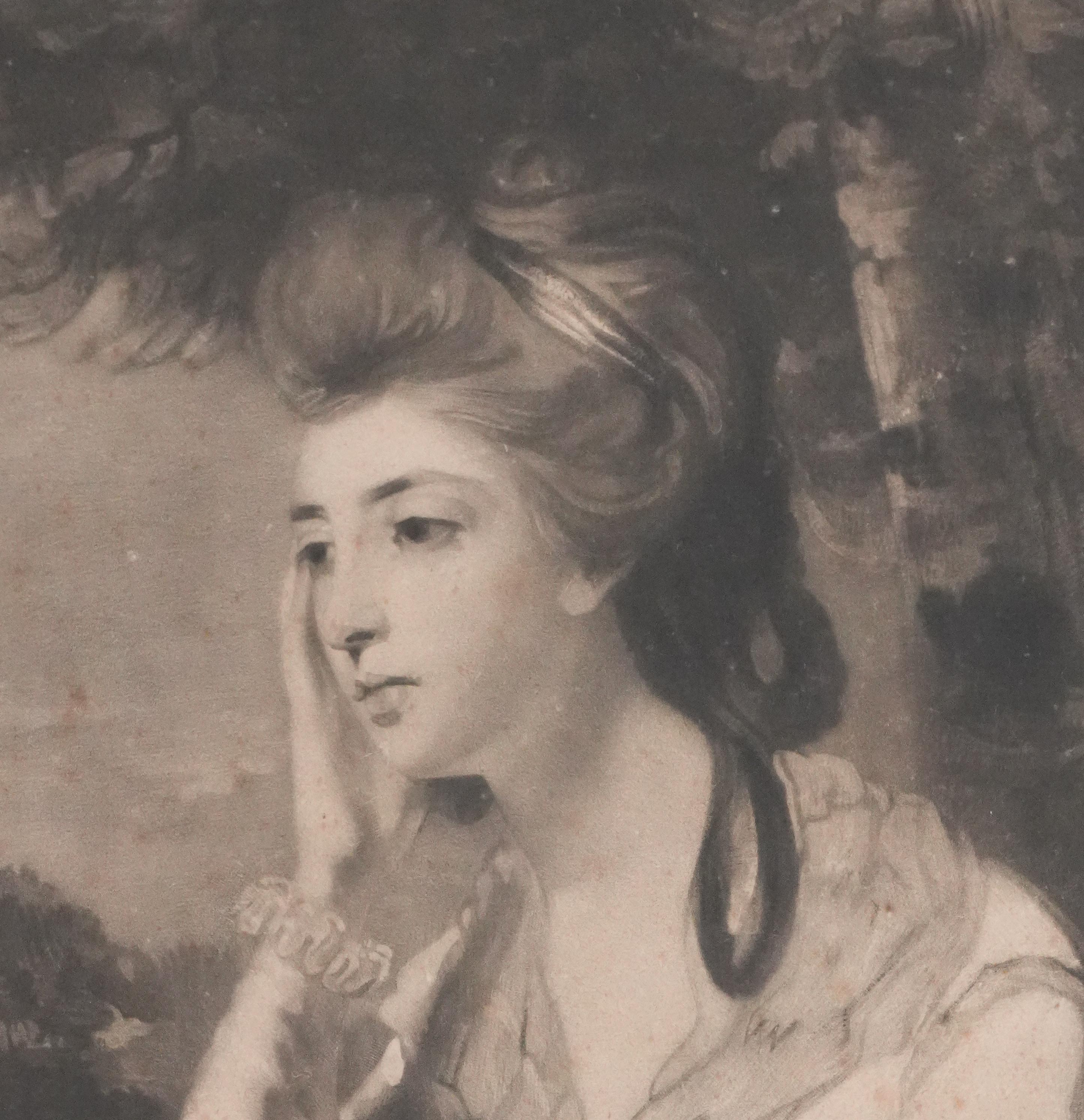 Lady Stanhope - Original Etching For Sale 1