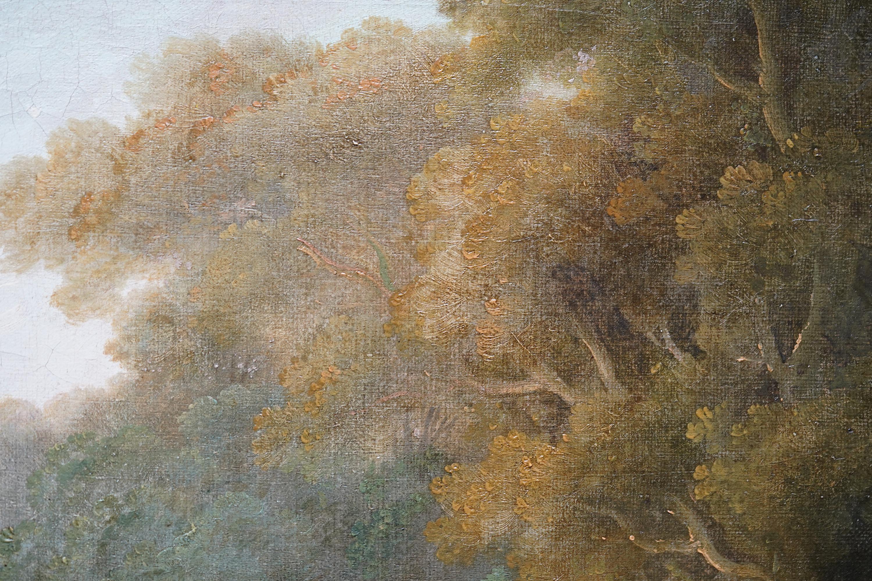 Paesaggio mattutino - British 1800 Royal Academy Exh Dipinto a olio d'arte Old Master in vendita 6