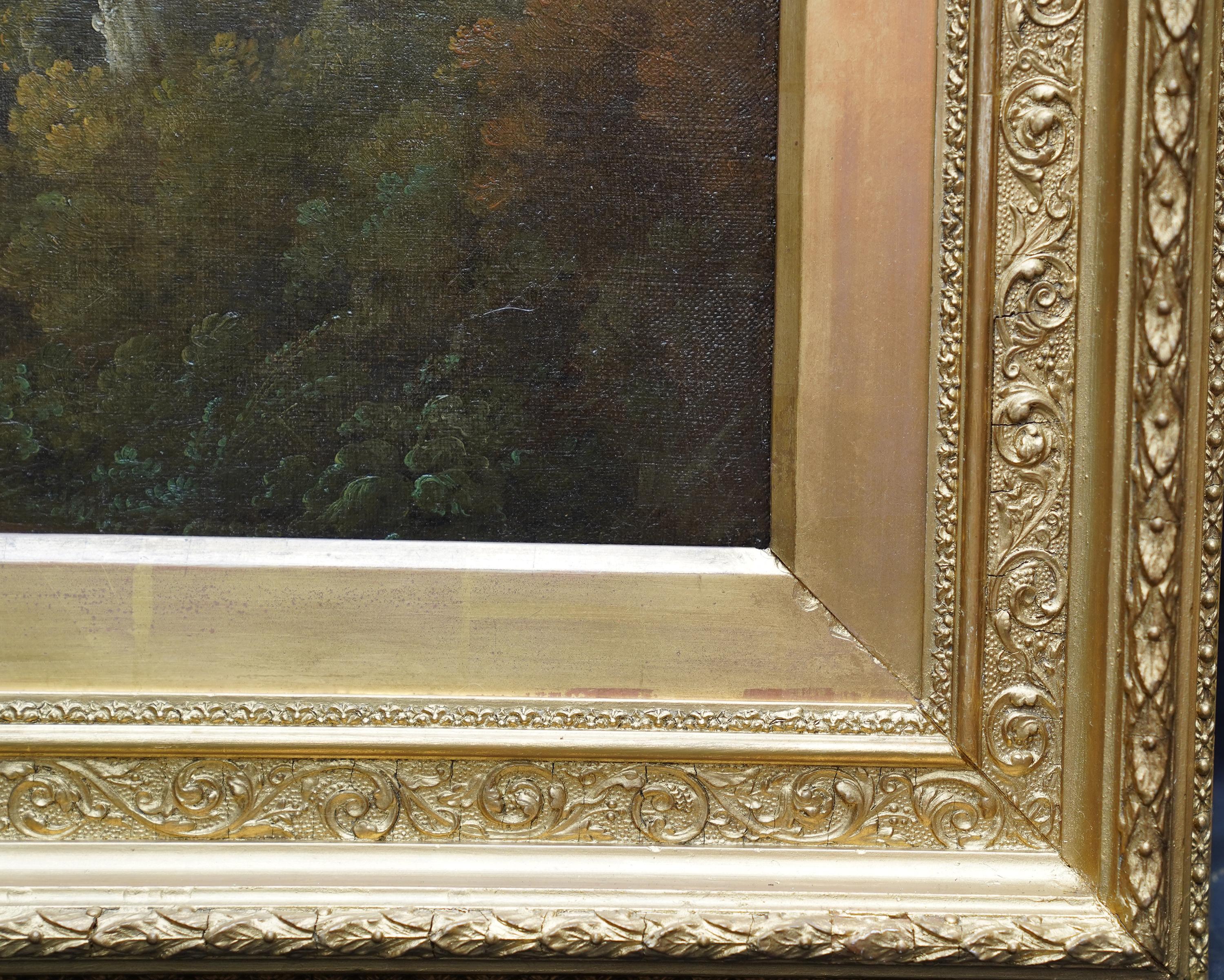 Paesaggio mattutino - British 1800 Royal Academy Exh Dipinto a olio d'arte Old Master in vendita 8