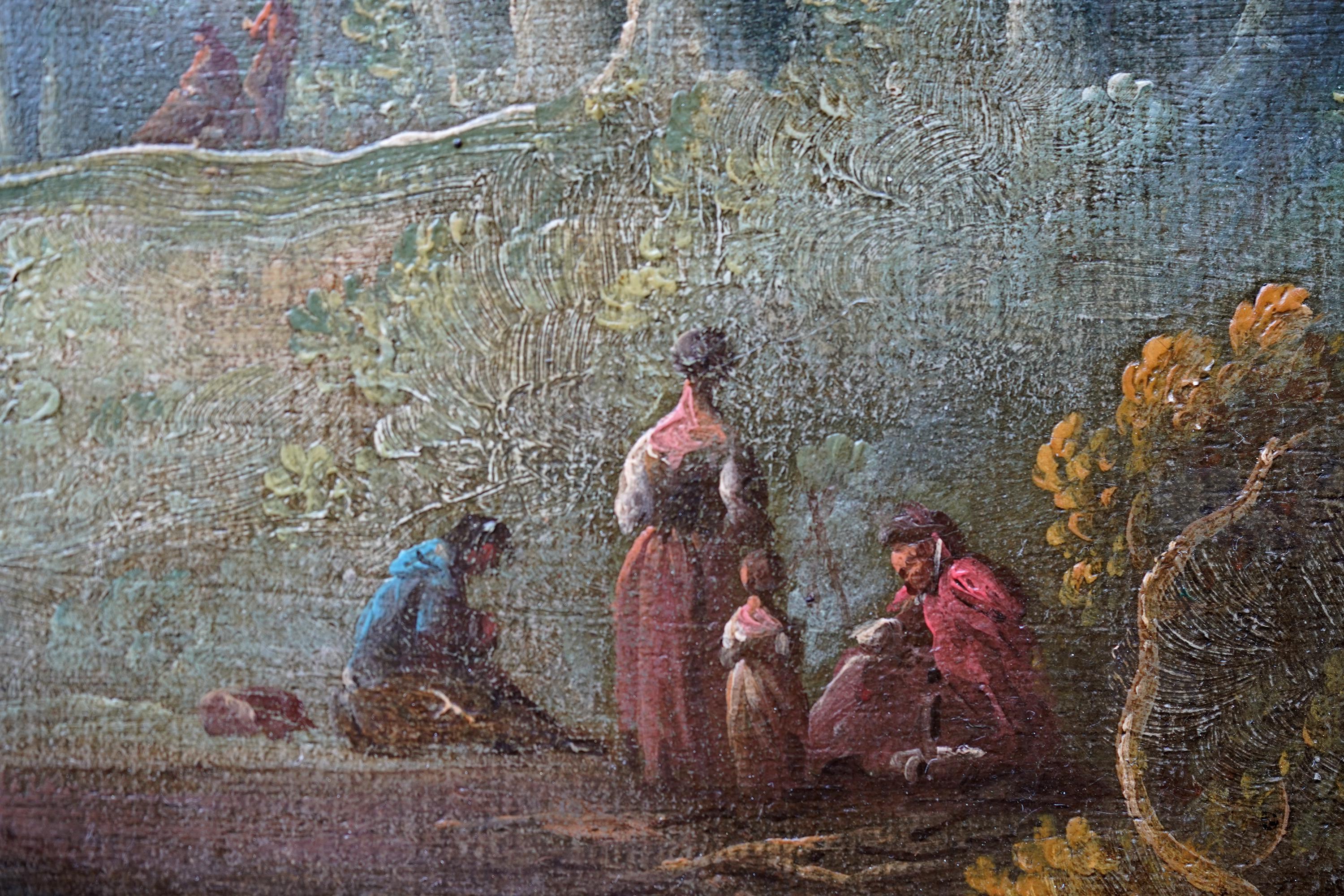 Paesaggio mattutino - British 1800 Royal Academy Exh Dipinto a olio d'arte Old Master in vendita 4
