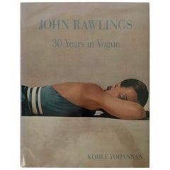 Vintage John Rawlings 30 Years in Vogue First Edition Book